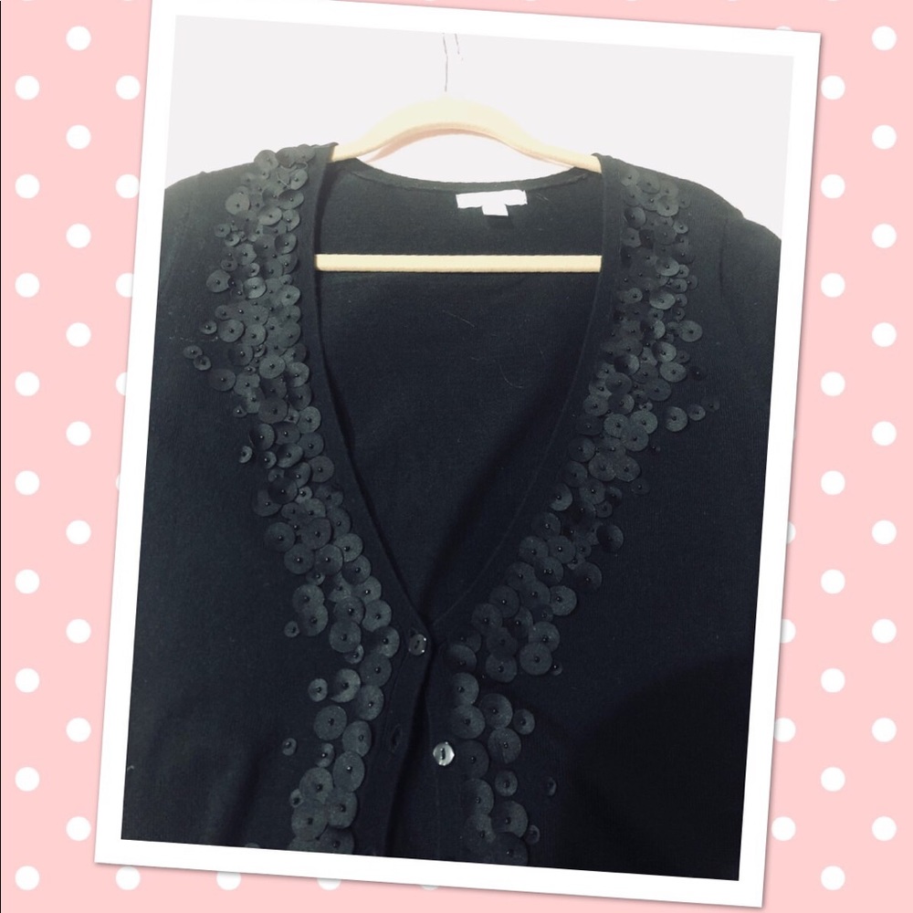 Cute black sweater- New York & Company- medium